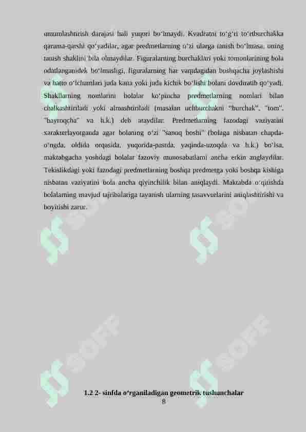 1-2-sinflarda geometrik materialni o‘rganish metodikasi 8