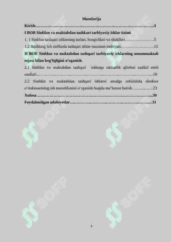 2-sinfda ona tilidan sinfdan tashqari ishlarni tashkil qilish metodikasi 2