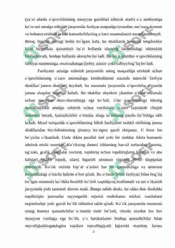 Jamoani shakillantirishning istiqbol rejalari 3