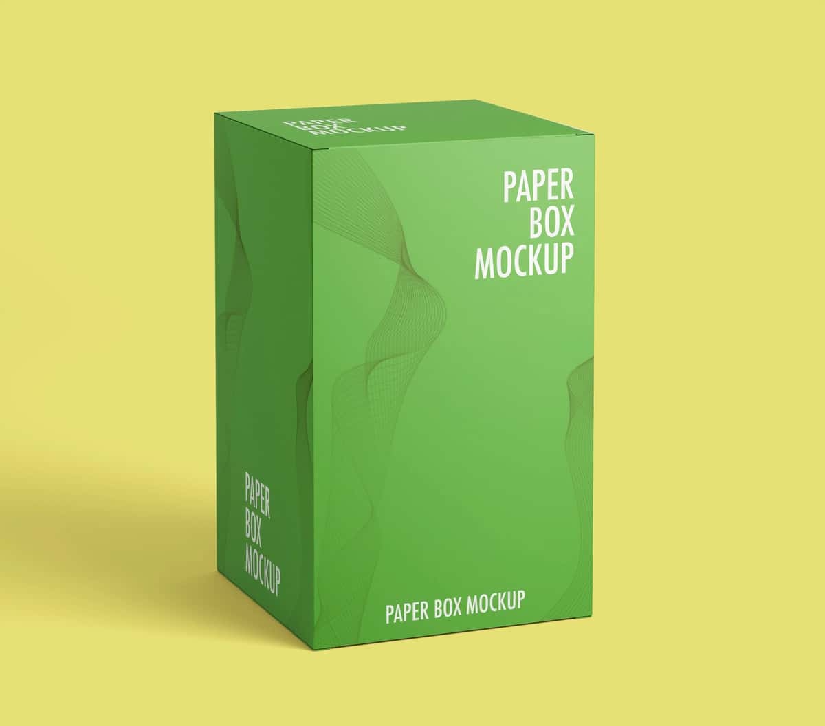 Qog'oz quti maketi | Paper box mockup 1
