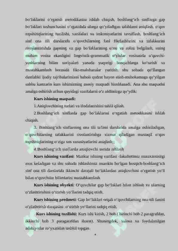 Boshlang‘ich sinflarda “gap bo‘laklari” mavzusida turli matodlardan foydalanish 4