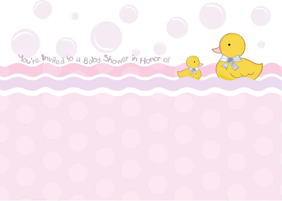 O'rdak o'yinchoqlari tushirilgan chaqaloq uchun dush kartasi | Baby shower card with duck toys 1