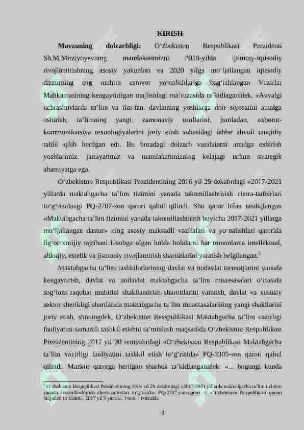 Maktabgacha ta’lim va tarbiya to‘g‘risida”gi qonun. 3