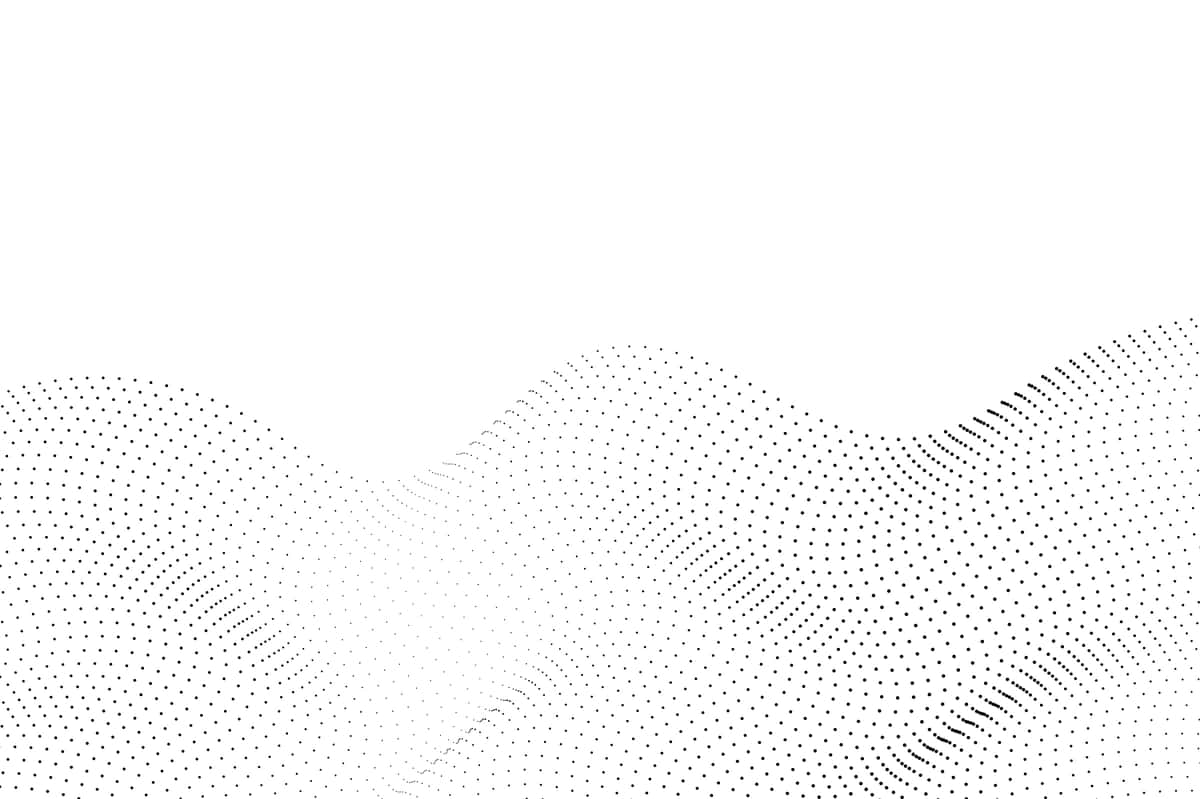 Qora to'lqinsimon yarim tonna oq fon | Black wavy halftone white background 1