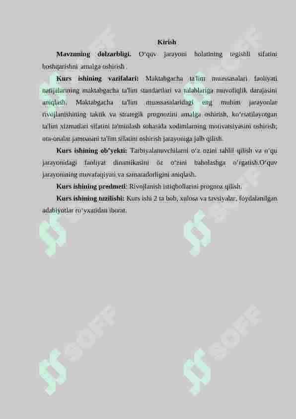 Maktabgacha ta’lim tashkilotlarida monitoring tizimini tashkil qilish. 3