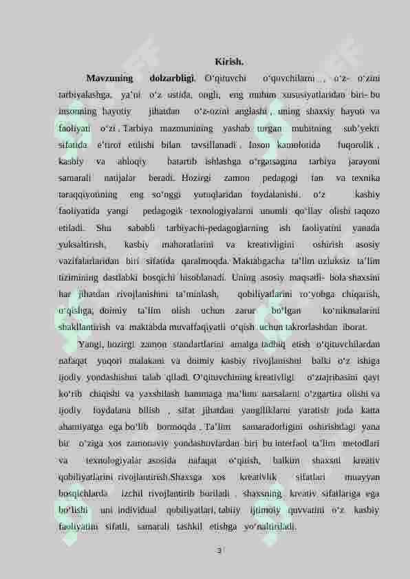 Bo‘lajak maktabgacha   ta’lim  pedagoglarini  kreativ qobiliyatlarini rivojlantirish  mazmuni 3