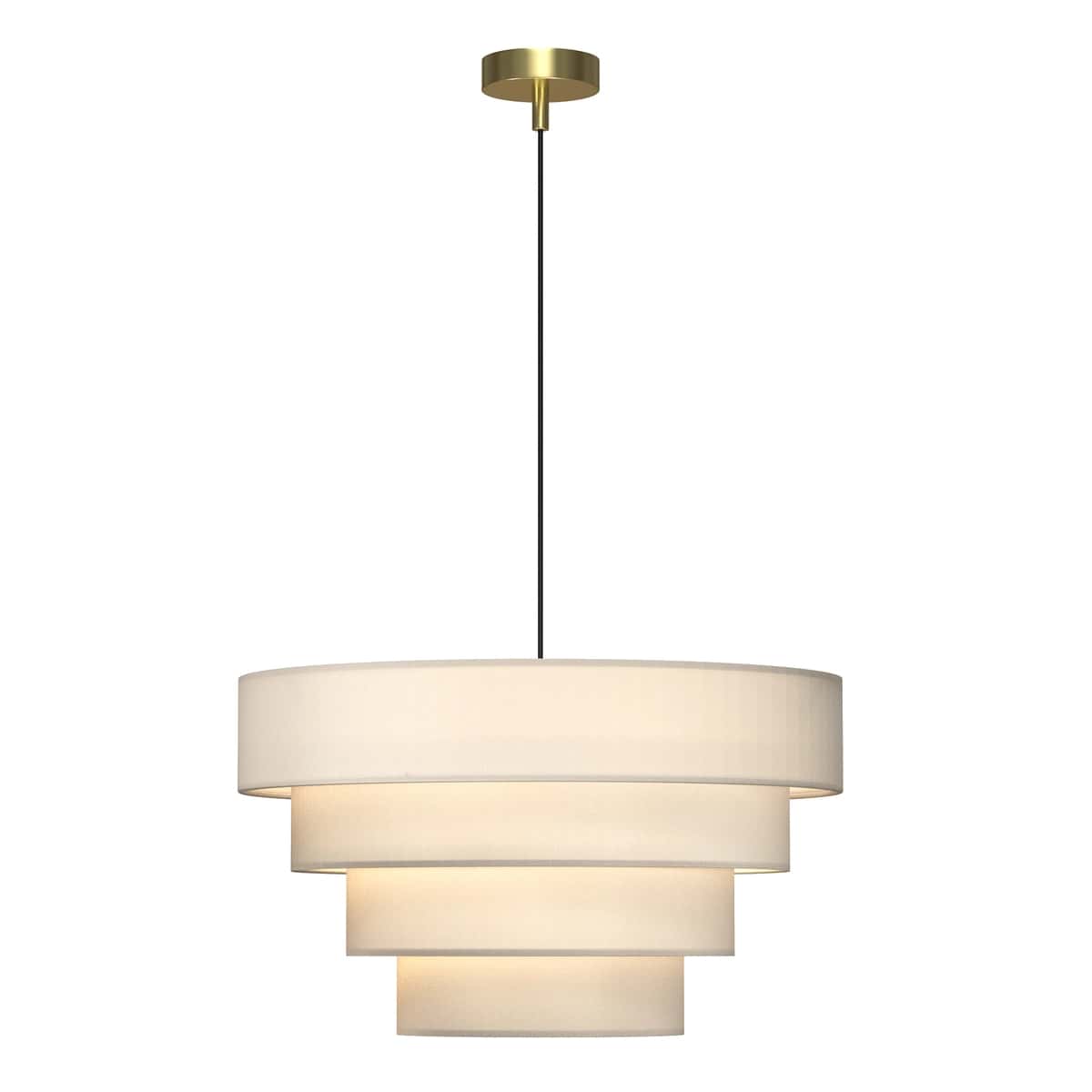 Fia - tiered linen lampshade 2