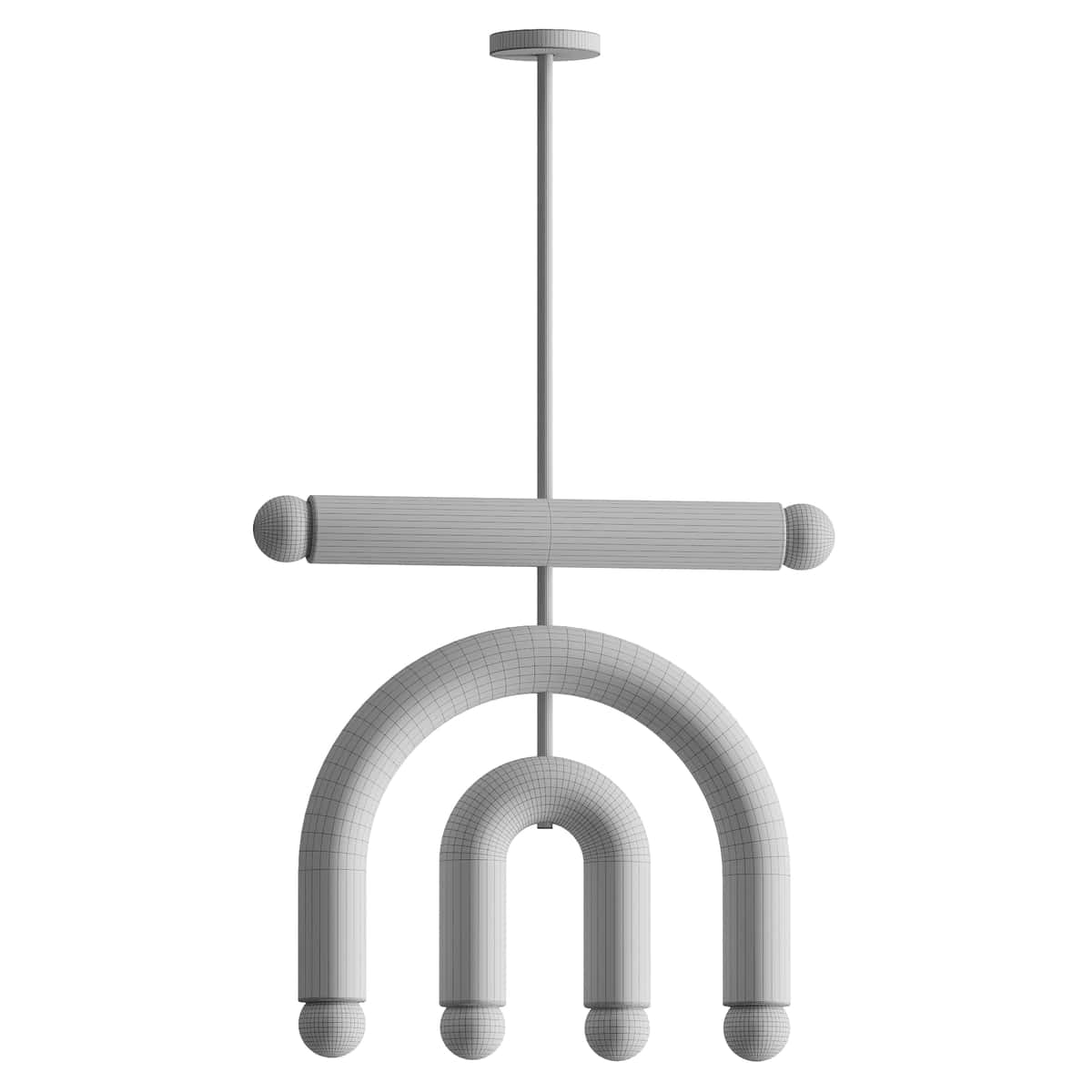 Rotating Rainbow Pendant Lamp D1 2