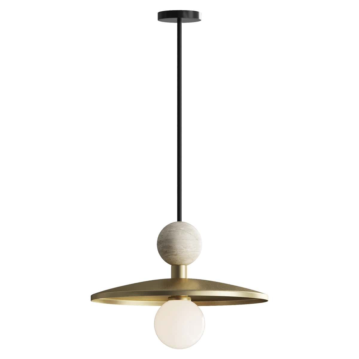 Brass pendant light 2