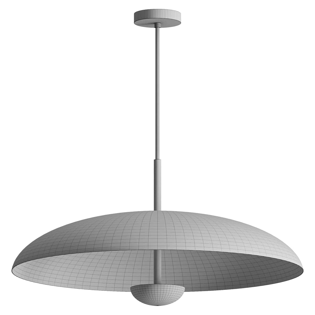 Modern brass disc pendant light minimalist ceiling lamp 2