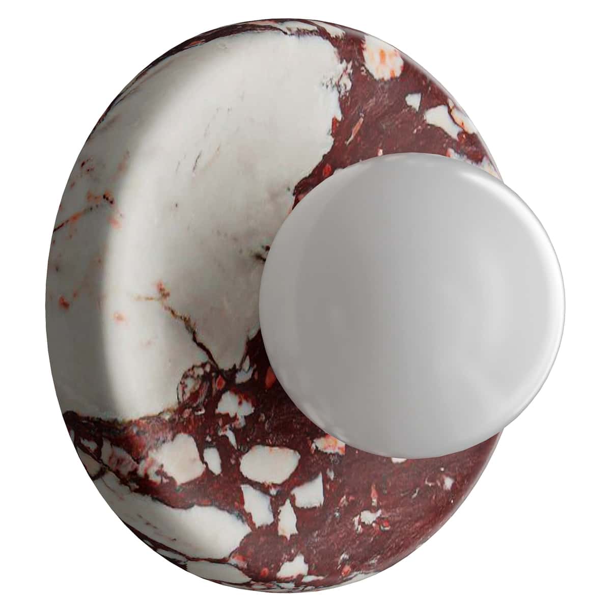 Orli Red Marble Sconce 2