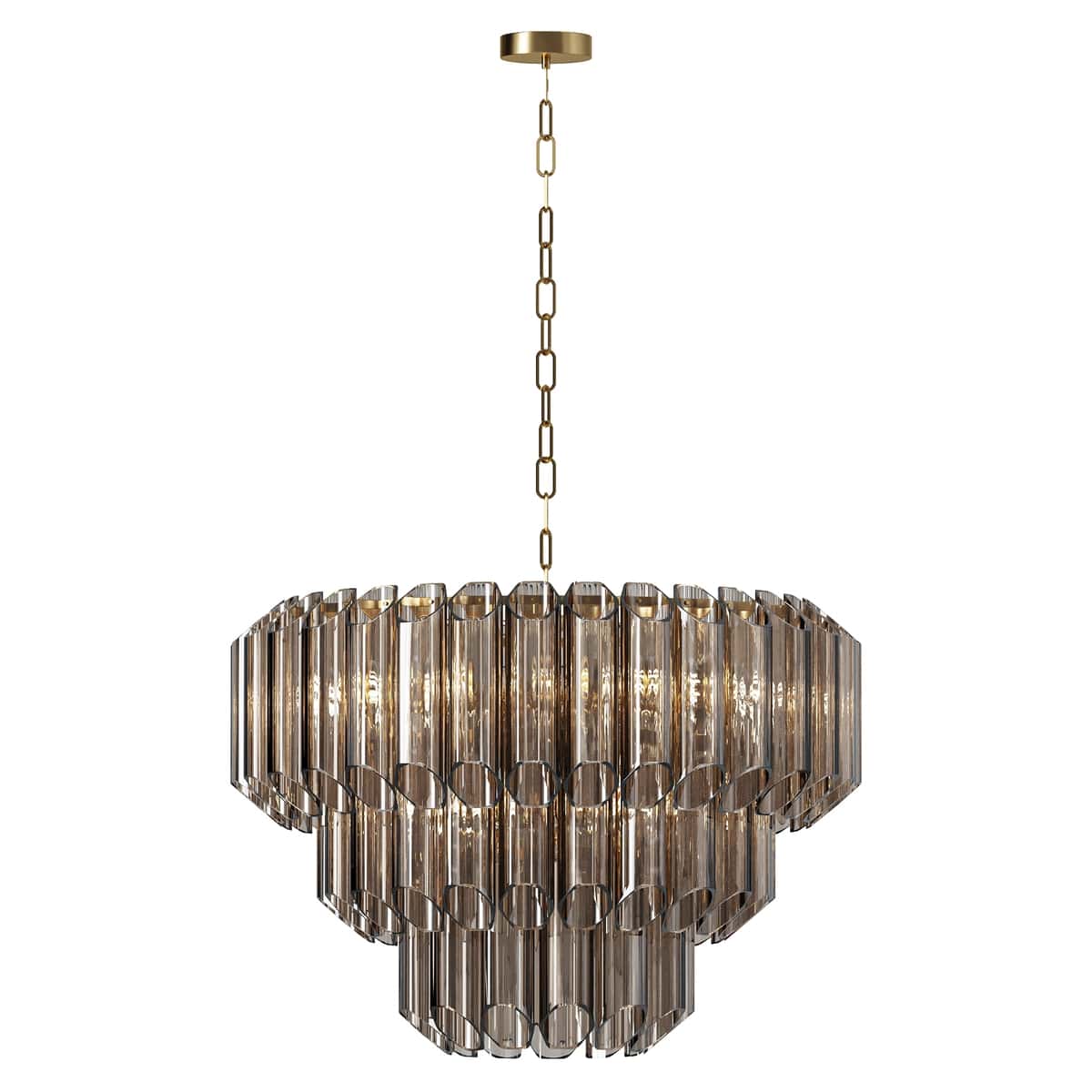 Aurum Cascade Glass Chandelier 2
