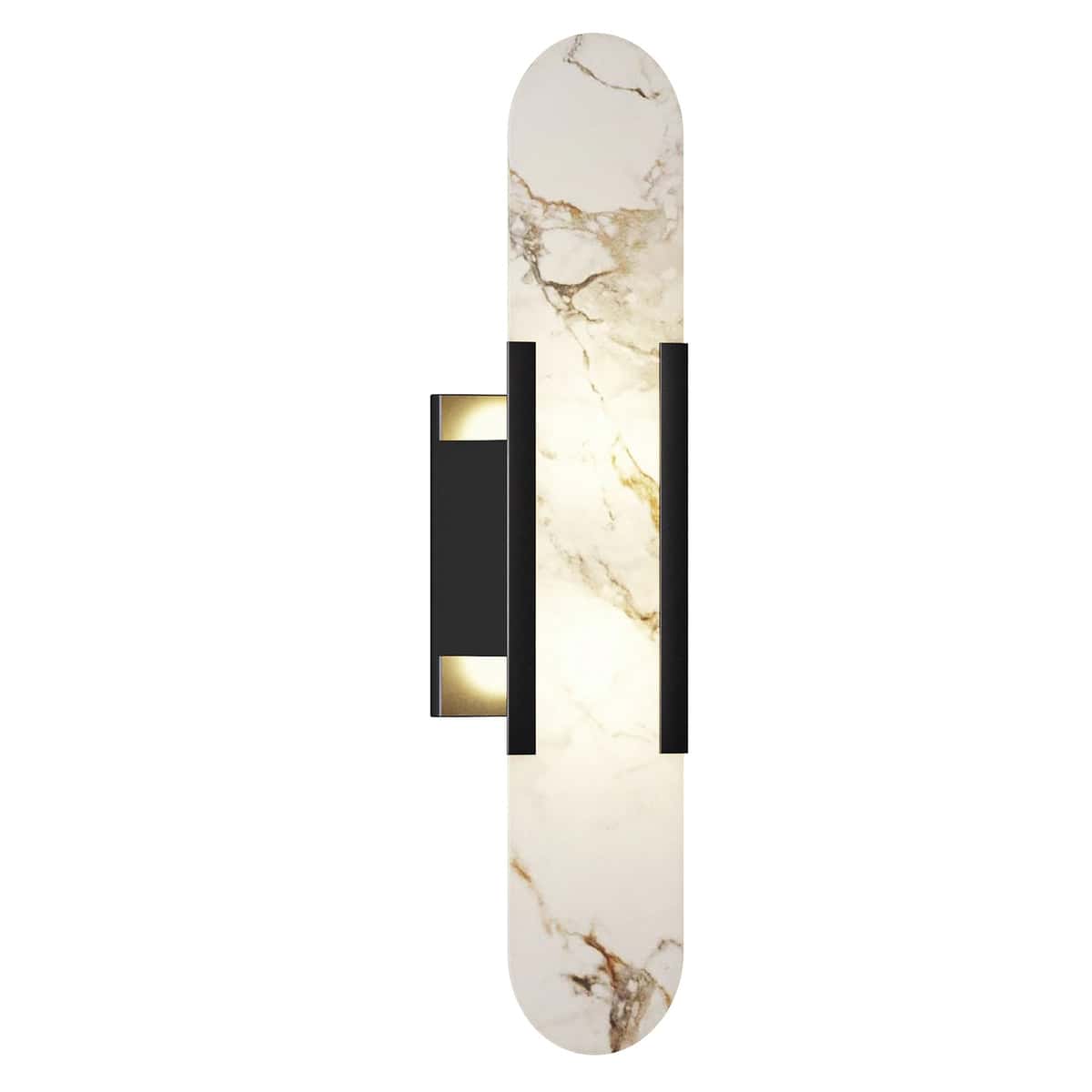Melange Elongated Alabaster Wall Lamp 2