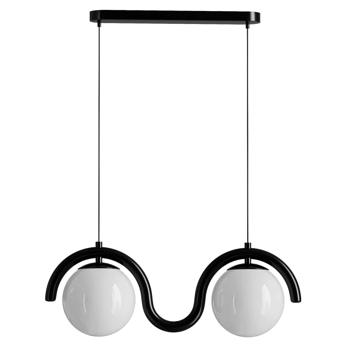Lenox Linear Ball Pendant Lamp 2 heads 2