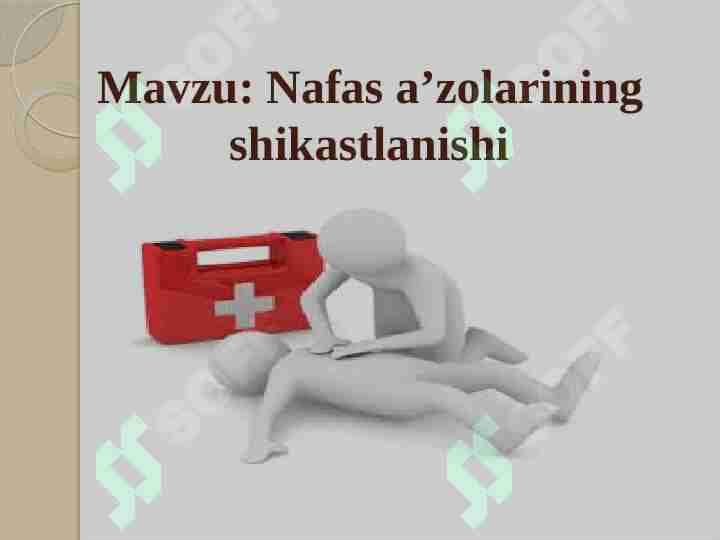 nafas a'zolarining shikastlanishi 1