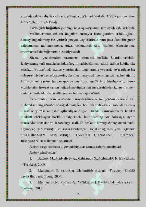 Kasbga oid adabiyotlar annotatsiyasi 4