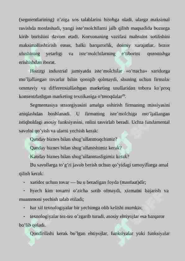MARKETING STRATEGIYALARI 7