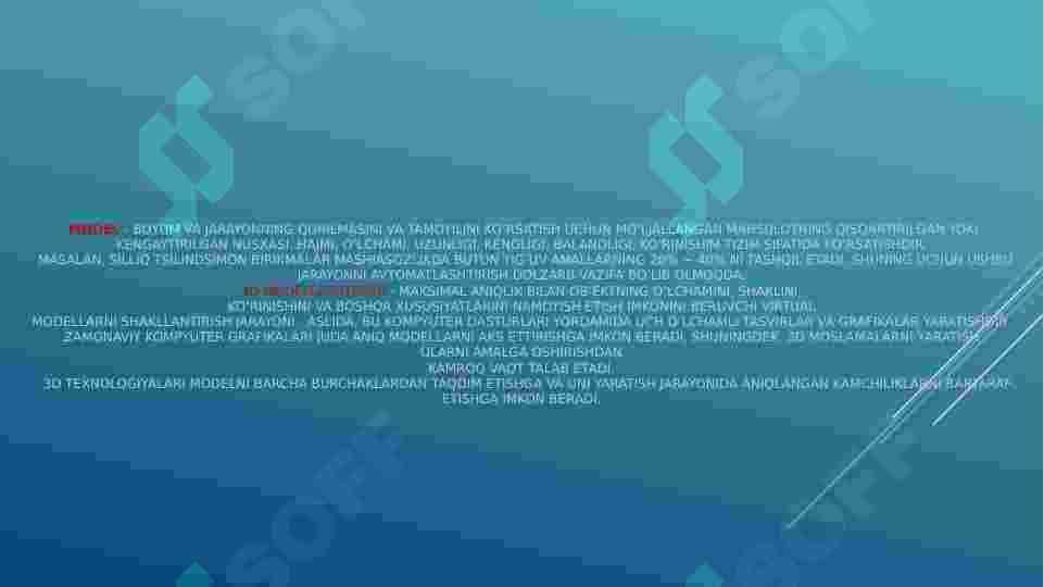 3D modellar 3
