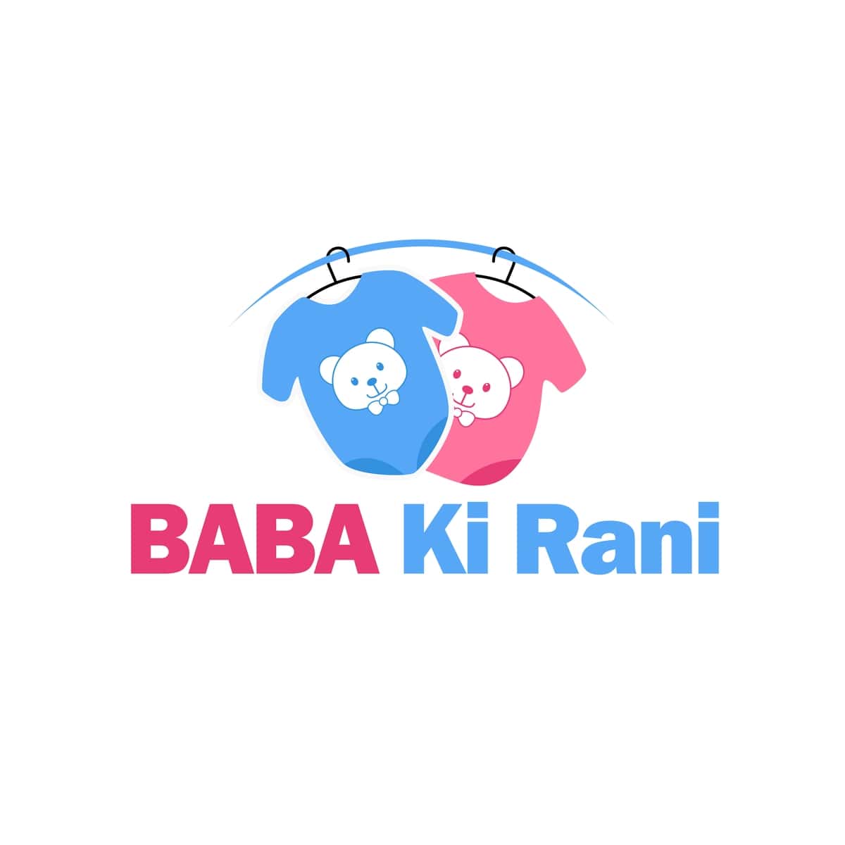 Bolalar kiyimlari ijodiy logotipi | Baby clothing creative logo 1