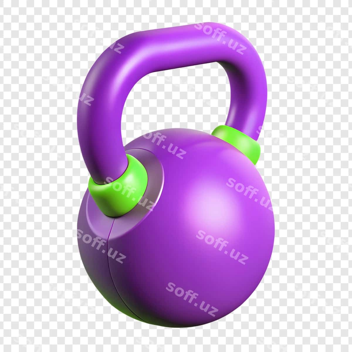 3d kartinka kettlebell fitness mashqlari | 3d cartoon kettlebell fitness exercise 1
