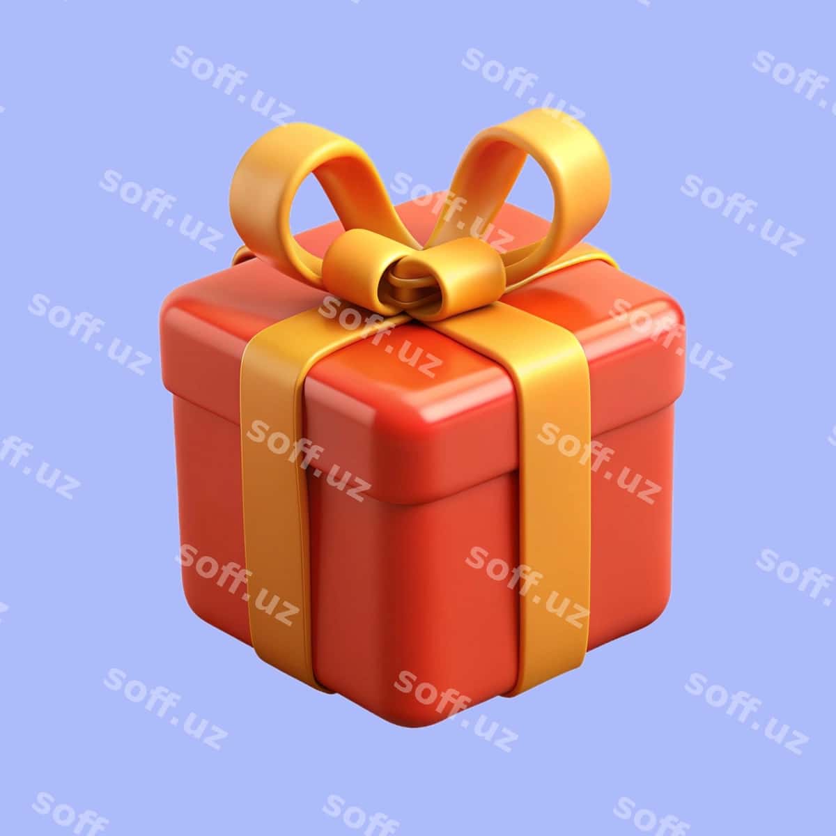 3D sovg'a qutisi ikonka illustratsiyasi | 3d gift box icon illustration 1