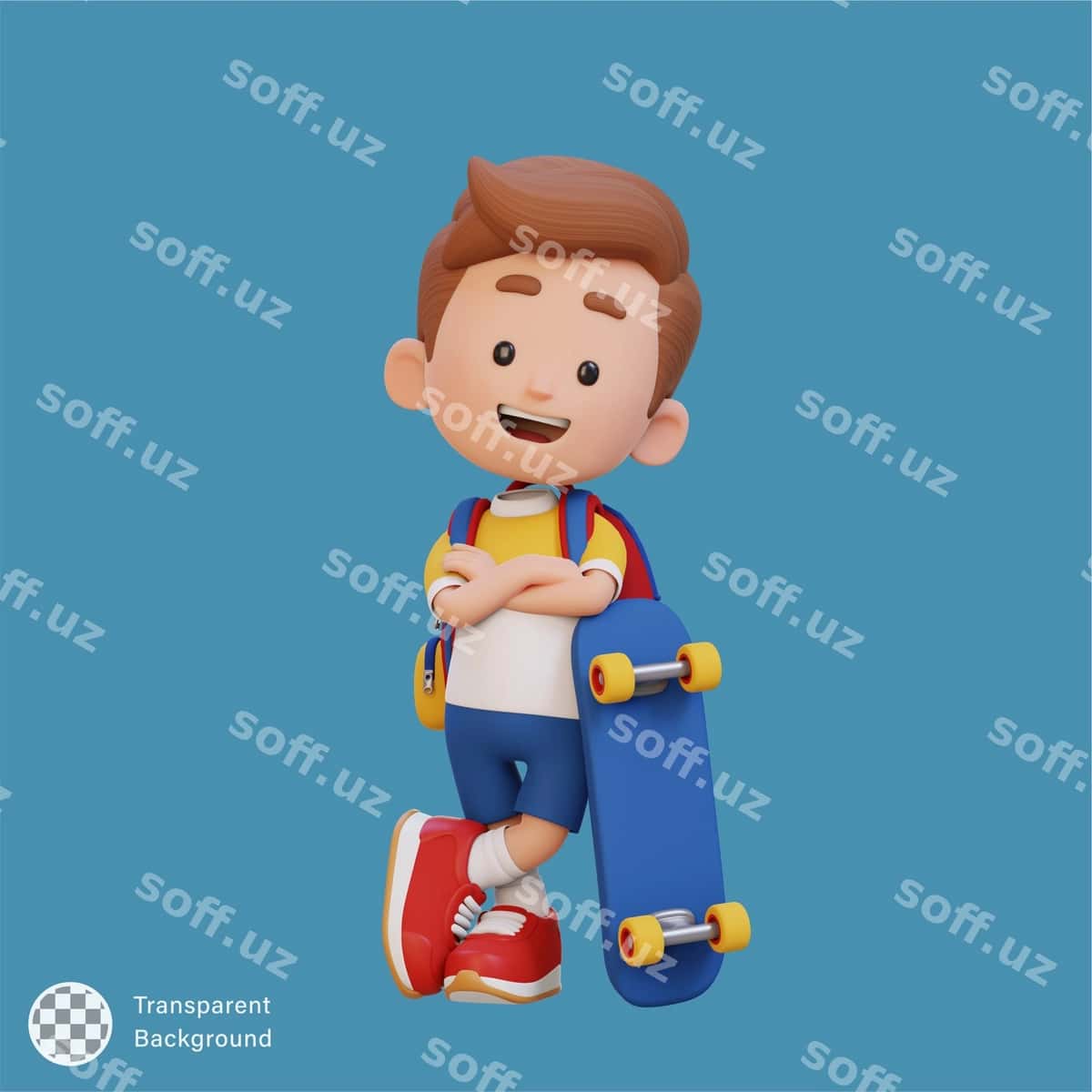 3d bolalik qiz/bolalik qiz qizartmasi skateboardda ride | 3d kid character ride skateboard 1
