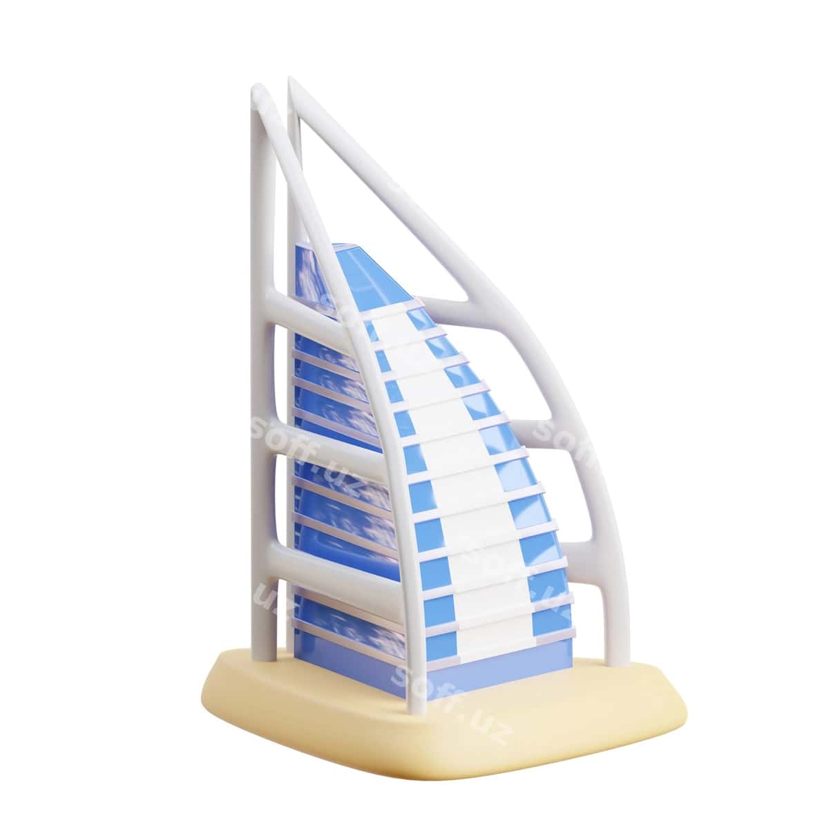 3d zamonaviy mashhur binolash ajoyib namunasi UAE | 3d modern iconic architectural marvel uae 1