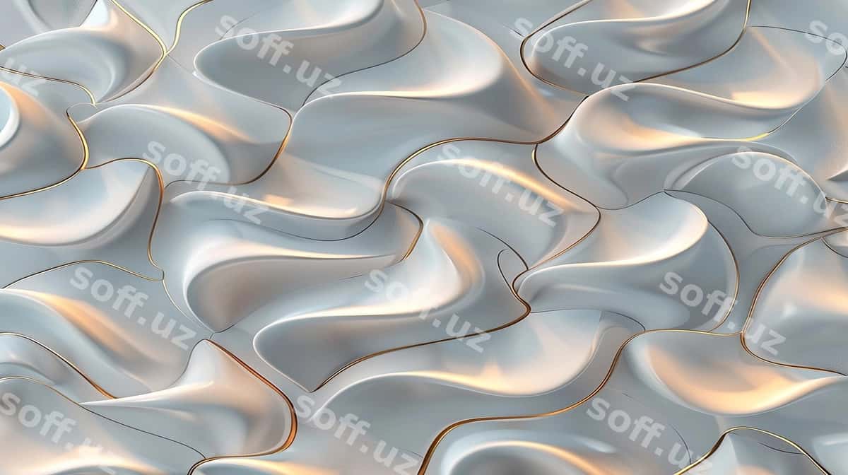 3D ko'rsatilgan ajoyib naqshli devor qog'ozi | 3d rendered cool pattern wallpaper 1