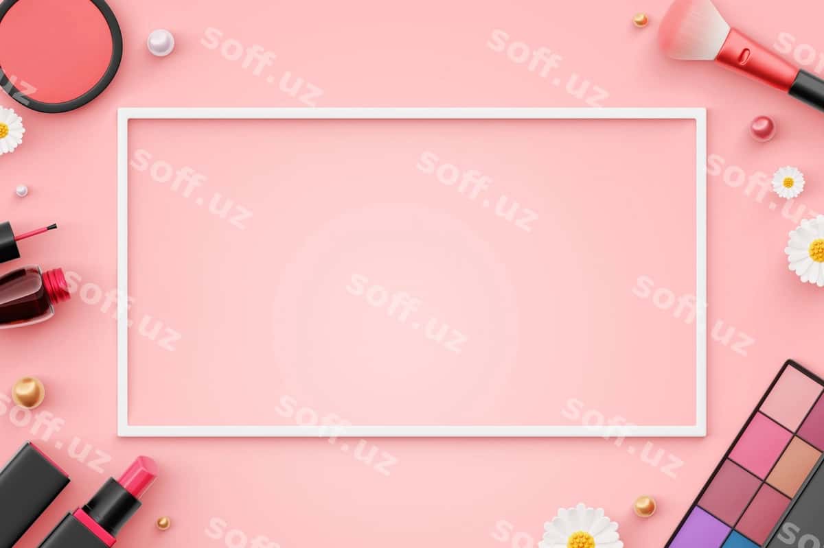 3d renderlangan go'zallik banneri | 3d rendering beauty banner 1