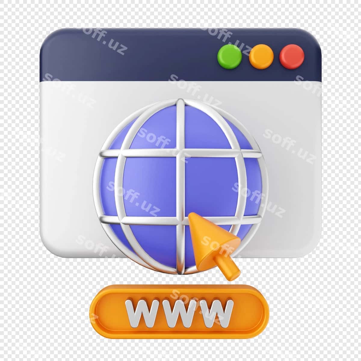 3d veb-sayt ikonasi | 3d website icon 1
