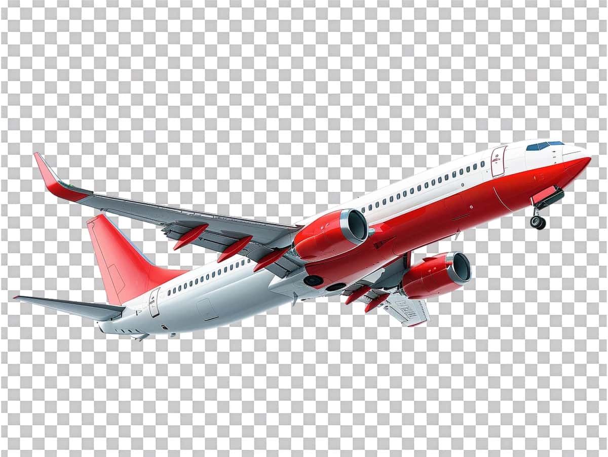 Izolyatsiya qilingan shaffof fonda uchayotgan samolyot | Airplane flying isolated transparent background 1