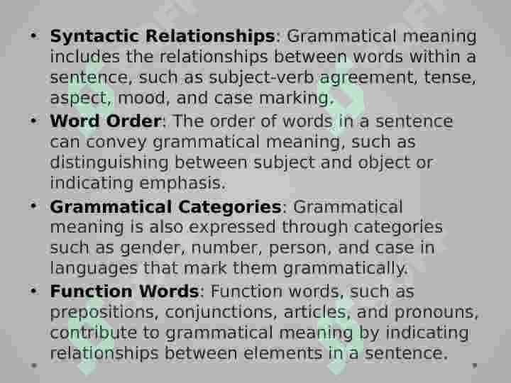 Types of meaning 4