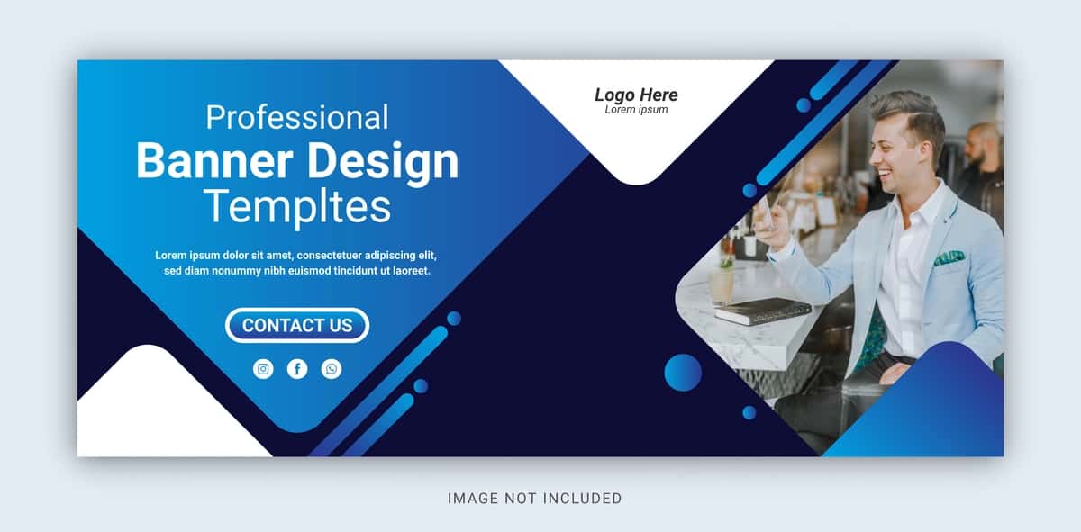 Raqamli biznes marketing agentligi Facebook qopqog'i shabloni | Digital business marketing agency facebook cover template 1