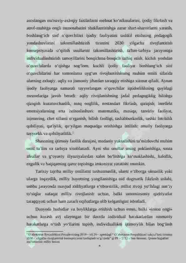 Boshlang‘ich 4-sinflarda matеmatikadan matnli masalalar yechishga o‘rgatish o‘quvchilar kreativ fikrlashlarini shakllantiruvchi omil sifatida 4