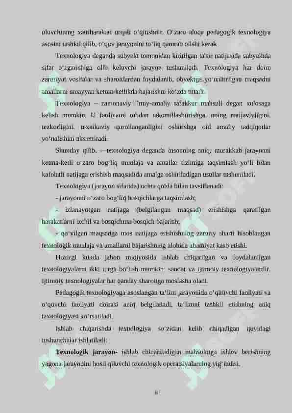Boshlang‘ich sinflarda matematikadan amaliy ishlar va ularni tashkil qilish metodikasi.(1-sinf misolida) 8