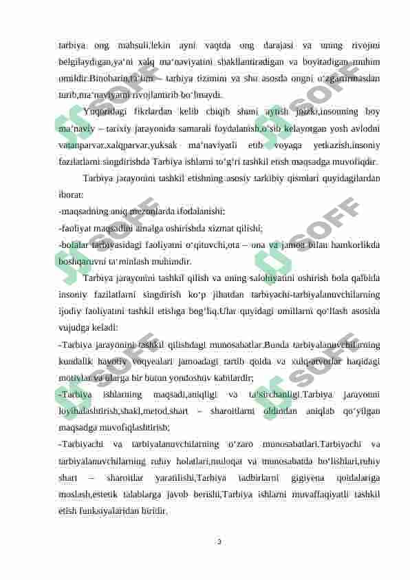 Tarbiya fanini o’qitishda tarbiya treninglari asosida faoloyatni tashkil etish 3