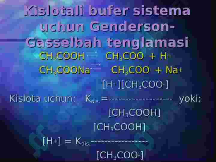BUFER SISTEMALAR 6