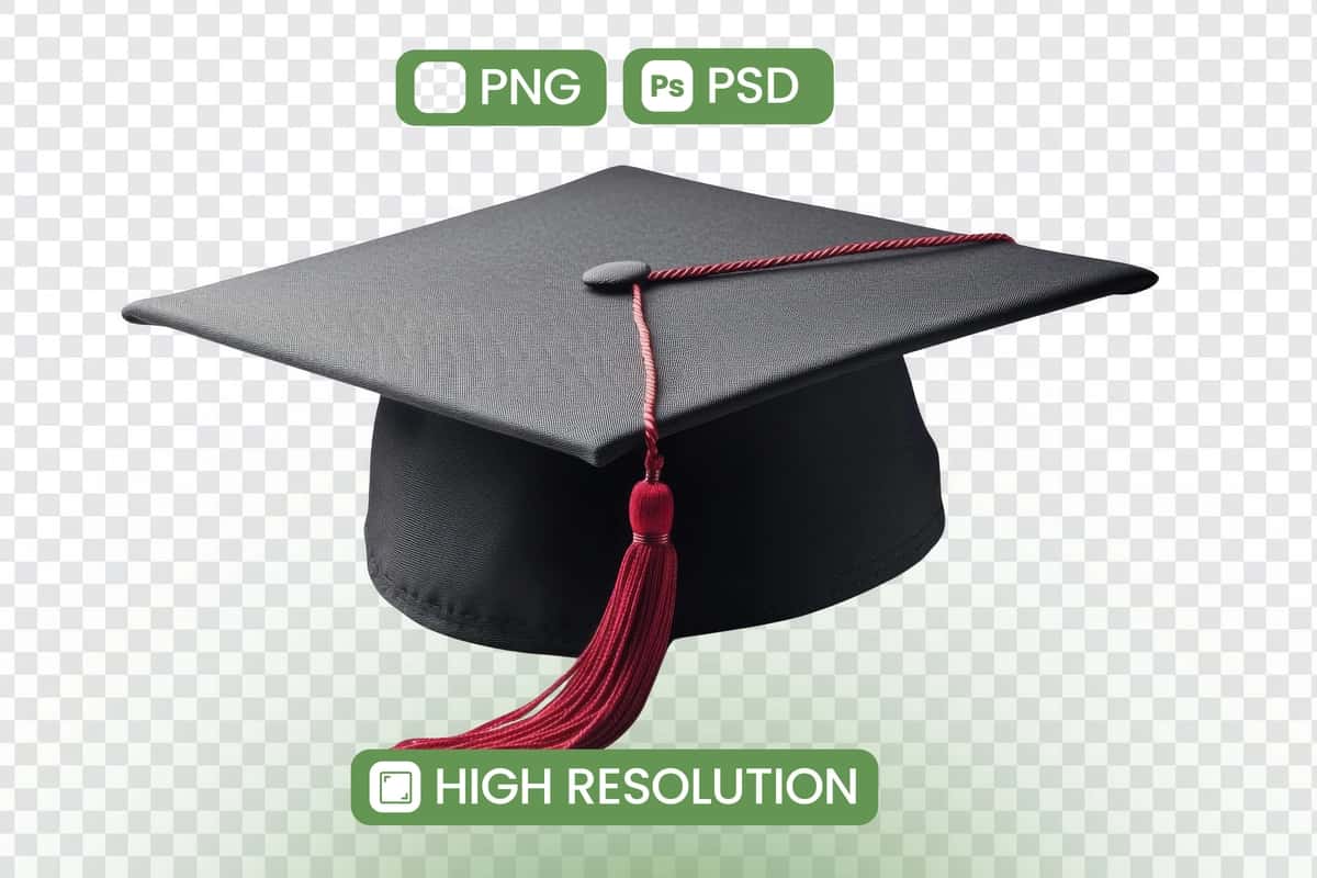 Yuqori aniqlikdagi bitiruv qopqog'ini png psd tasvirlarni mukammal akademik yuklab oling | Download highresolution graduation cap png psd images perfect academic 1