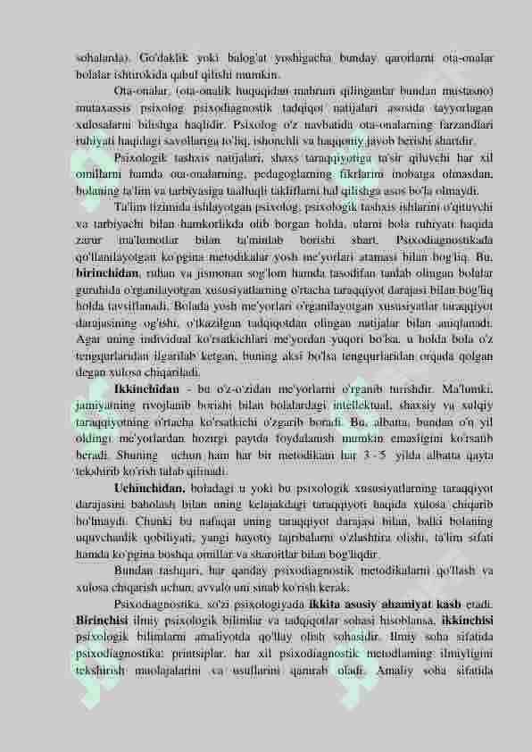PSIXOLOGNING KASBIY O'ZINI-O'ZI ANGLASHNING AXLOQIY JIHATLARI 2