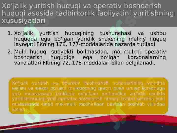 Tadbirkorlik faoliyatini moliyalashtirish 7