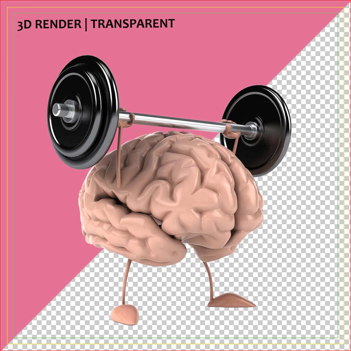 Miya mashqlari, aqliy fitnes, og'ir atletika kontseptsiyasi | Brain training mental fitness weightlifting concept 1