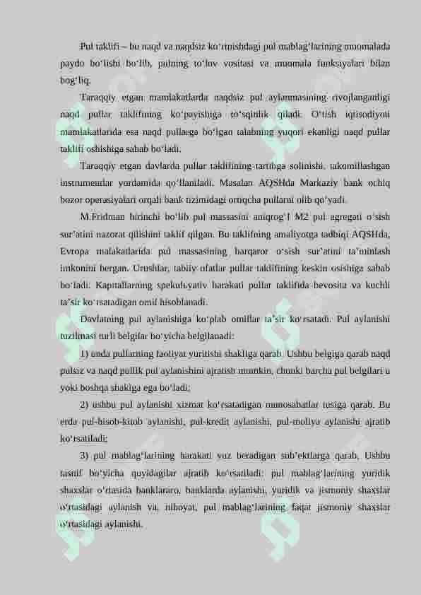 PUL MASSASI VA PUL AGREGATLARI 8