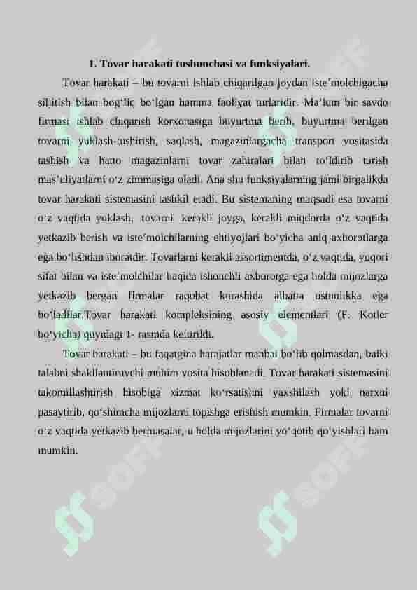 MARKETING TIZIMIDA SOTISH SIYOSATI 2