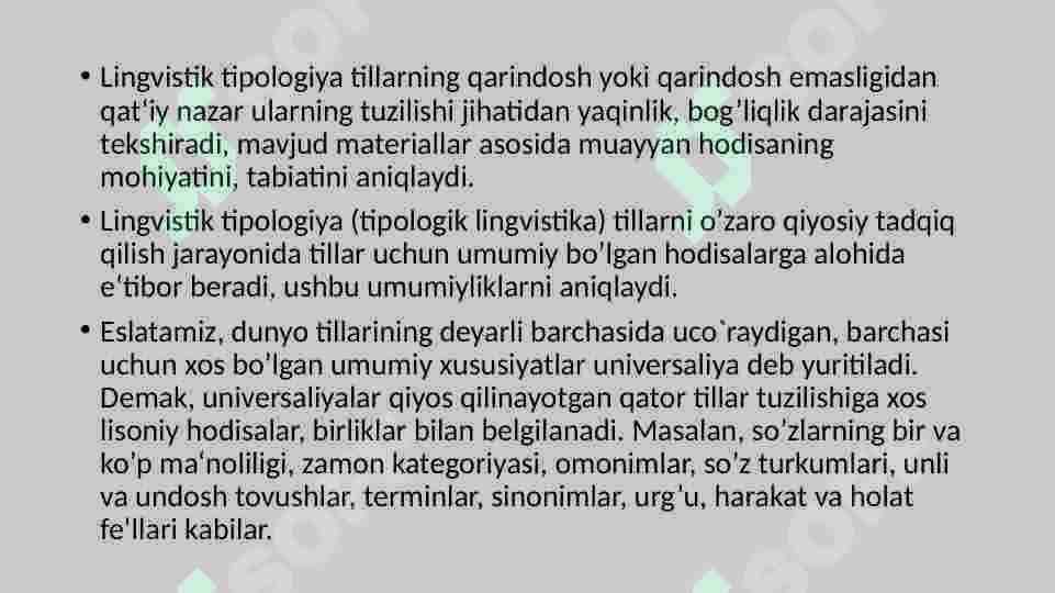 Tillar Tipologiyasi 4