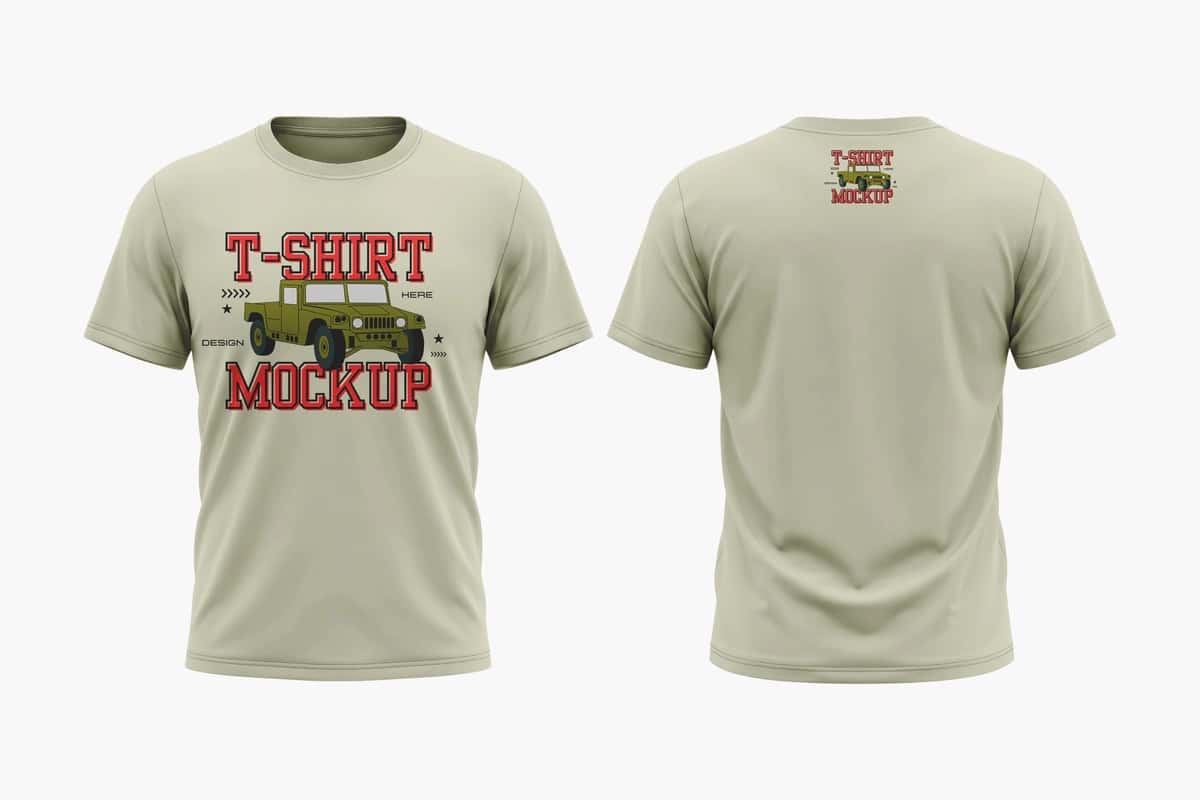 Futbolka maketi | Tshirt mockup 1