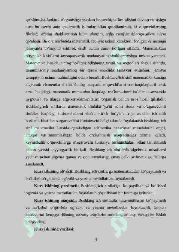 2-sinf o‘quvchilariga ko‘paytirish va bo‘lishni o‘rgatish metodikasi. 4