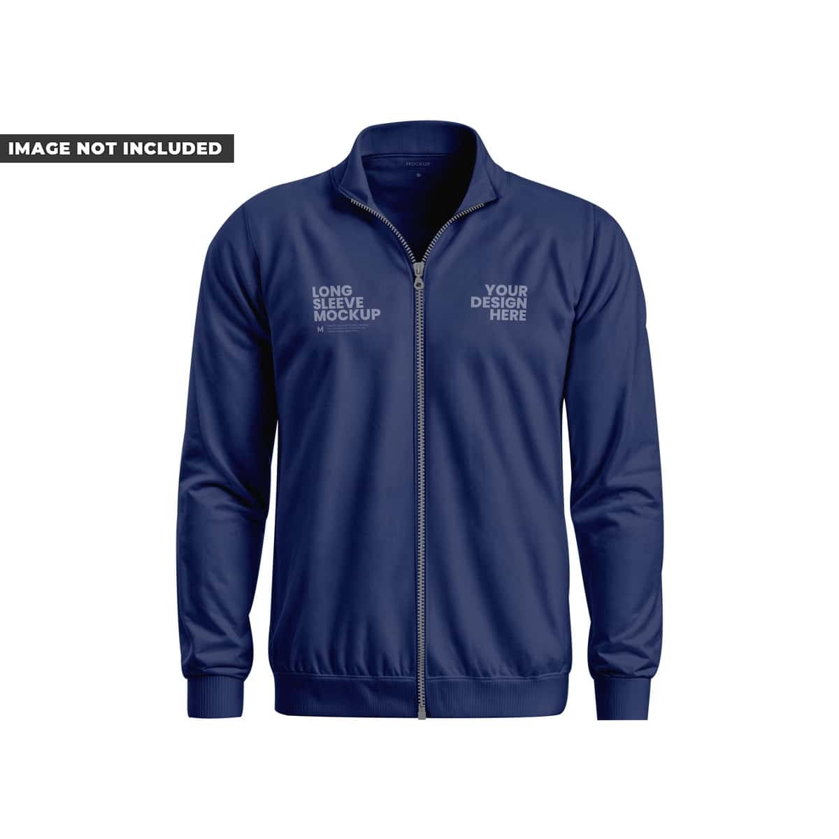 Uzun yengli ko'ylak maketi | Long sleeve shirt mockup 1