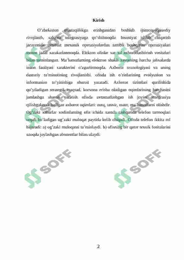 Zamonaviy axborot texnologiyalari 2