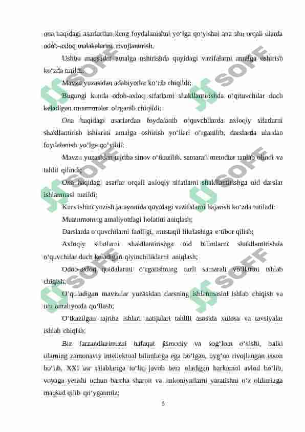 O'qish savodxonligi darslarida qayta hikoyalash turlaridan foydalanish 5