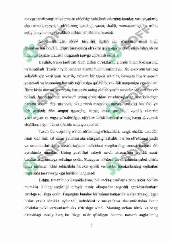 IDROKNING INDIVIDUAL XUSUSIYATLARI 7